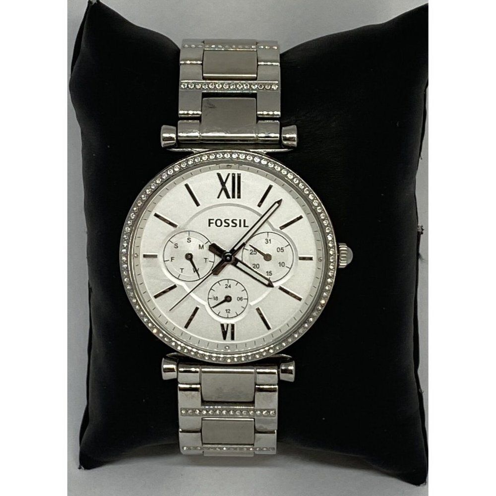 Fossil Carlie ES4541 Women Stainless Steel Analog